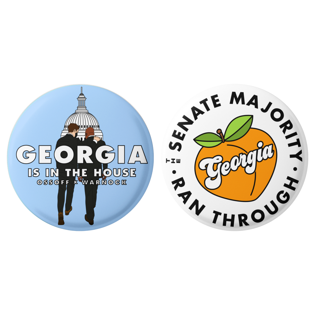 GEORGIA IS IN THE HOUSE BUTTON PACK