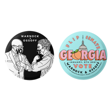 Load image into Gallery viewer, WARNOCK x OSSOFF BUTTON PACK