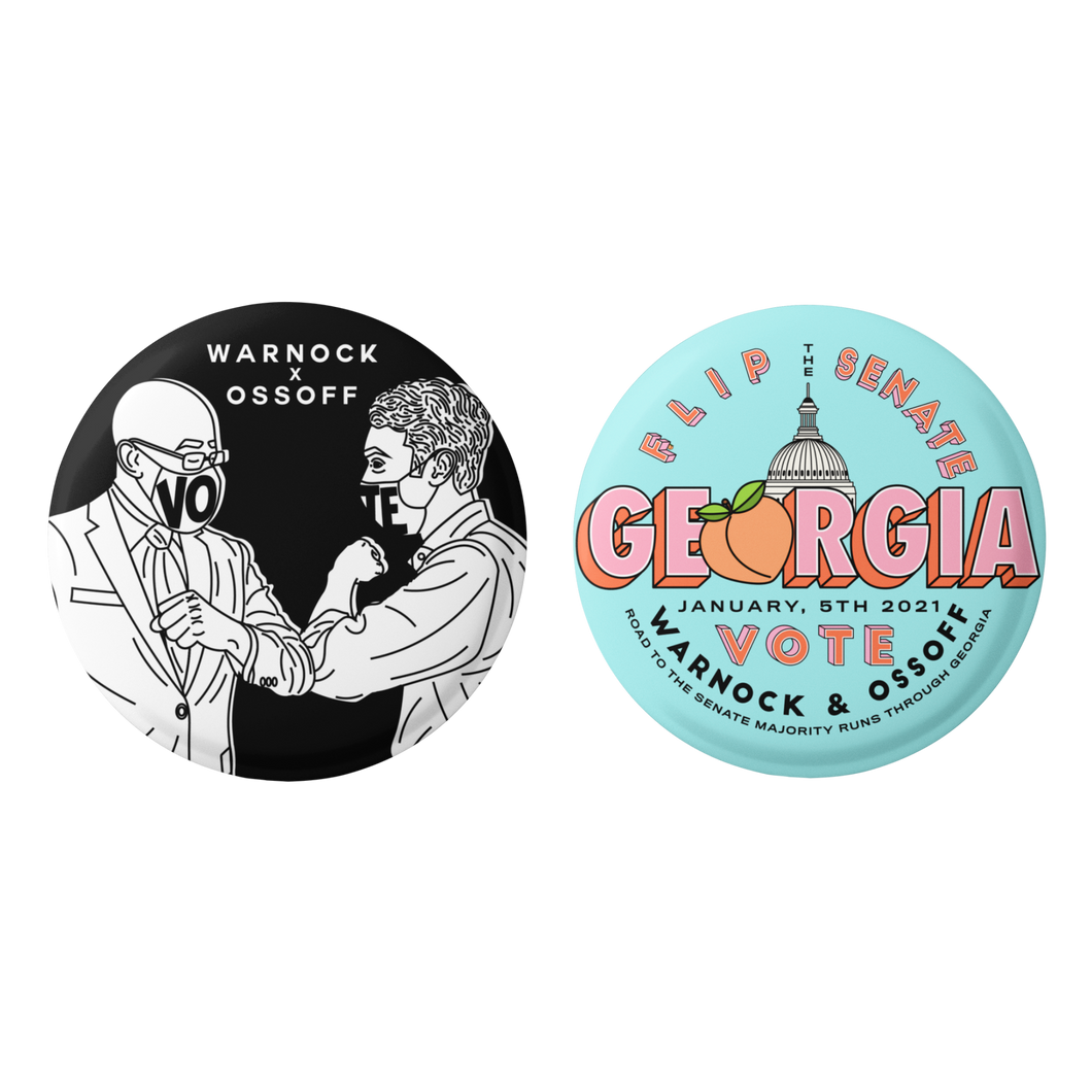 WARNOCK x OSSOFF BUTTON PACK